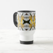 Monogramm Ihr Initial Name Floral Personalisiert Reisebecher (Vorderseite Links)