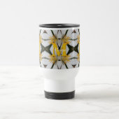 Monogramm Ihr Initial Name Floral Personalisiert Reisebecher (Mittel)