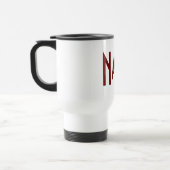 Monogramm Ihr Name Reisebecher (Links)