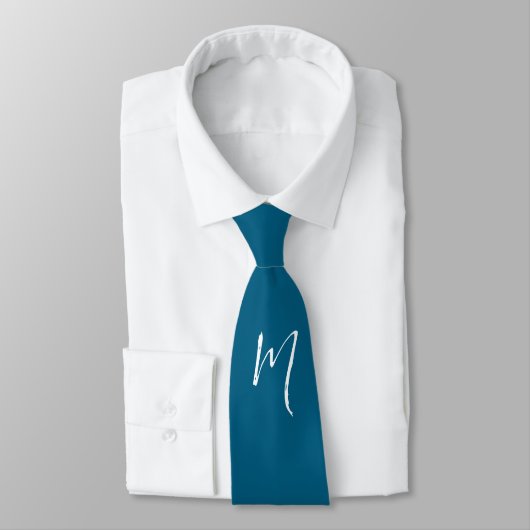 Monogramm Ihr Name Sondergeschenk Belogene Ozeane Krawatte (Gebunden)