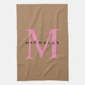 Monogramm Ihr Name Sondergeschenk erhalten eins Geschirrtuch (Vertikal)
