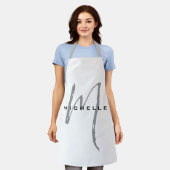 Monogramm Ihr Name Sondergeschenk erhalten eins Schürze (Getragen)