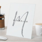 Monogramm Ihr Name Sondergeschenk erhalten eins Sockelschild (In Situ)