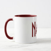 Monogramm Ihr Name Tasse (Links)