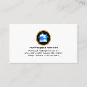 Monogramm - Ihr Name Visitenkarte (Rückseite)