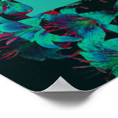 Monogramm Ihre Anfangsbuchstabe Lily Kunst Persona Poster (Ecke)
