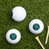 Monogramm Ihrer Anfangsbuchstabe Lily Kunst Person Golfball (Insitu Gras)