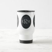 Monogramm Ihrer Initialen Personalisiert Reisebecher (Mittel)