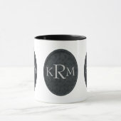 Monogramm Ihrer Initialen Personalisiert Tasse (Zentrum)