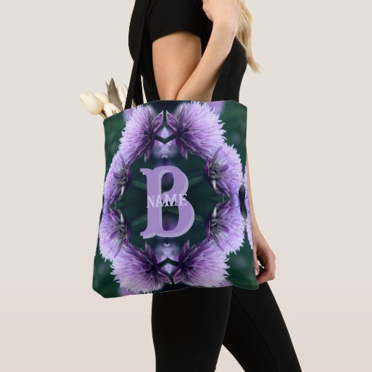 Monogramm Ihres Anfangsbuchstabens Namen Allium Pe Tasche (Von Nahem)