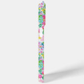 Monogramm im rosa Blumen Garten Case-Mate iPhone Hülle (Rückseite / Rechts)