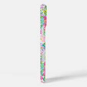 Monogramm im rosa Blumen Garten Case-Mate iPhone Hülle (Rückseite / Rechts)