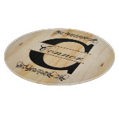 Monogramm-Imitat-Butcher| DIREKT Schneidebrett (Ecke)