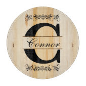 Monogramm-Imitat-Butcher| DIREKT Schneidebrett (Vorderseite)