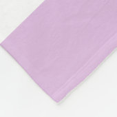 Monogramm in der weiß-Circle-Pastel-Rainbow-Streif Fleecedecke (Ecke)