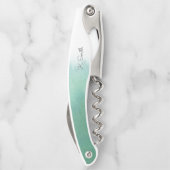 Monogramm in glatter Wasserfarbe Kellnermesser (Rückseite)