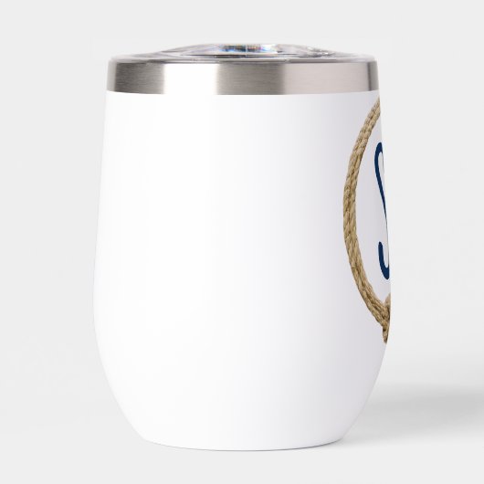 Monogramm in Knottier-Rahmen (Vorderseite)