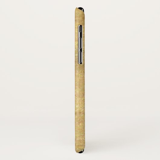 Monogramm in quadratischen Imitaten Einfache Metal Case-Mate iPhone Hülle (Hinten/Links)