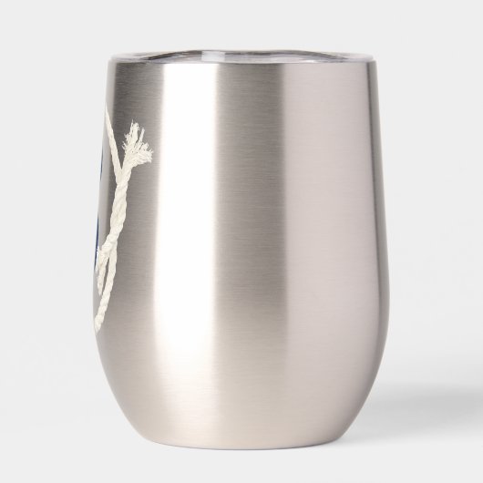 Monogramm in weißem Rahmen (Rückseite)