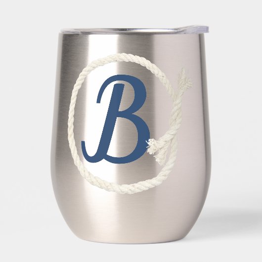 Monogramm in weißem Rahmen (Links)