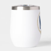 Monogramm in weißem Rahmen (Vorderseite)