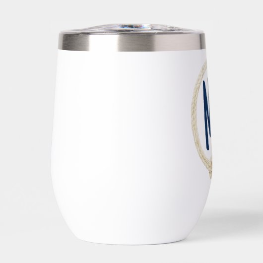 Monogramm in weißem Rahmen (Vorderseite)