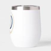 Monogramm in weißem Rahmen (Rückseite)