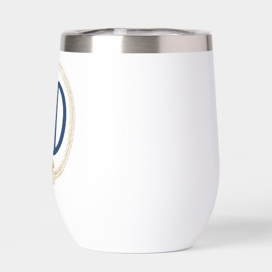 Monogramm in weißem Rahmen (Rückseite)