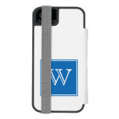 Monogramm Incipio iPhone Geldbeutel-Hülle (Folio Rückseite)
