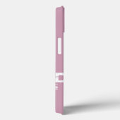 Monogramm individuell einstellbare rosa Cool Moder Case-Mate iPhone Hülle (Rückseite / Rechts)