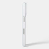 Monogramm-Individuelle Name mit zwei Schwarz-weiße Case-Mate iPhone Hülle (Rückseite / Rechts)