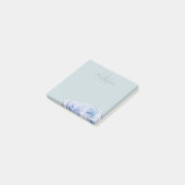 Monogramm Individuelle Name Pastel Lilac Rose Dust Post-it Klebezettel (angewinkelt)