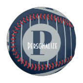 Monogramm Individuelle Name Personalisiert Basebal Baseball (Vorderseite Links)