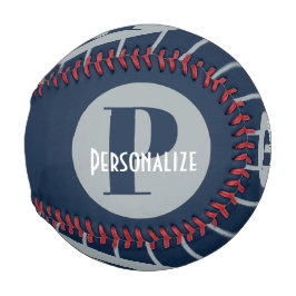 Monogramm Individuelle Name Personalisiert Basebal Baseball
