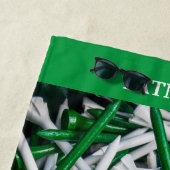 Monogramm individuelles Golf/Strandtuch Strandtuch (Beispiel)