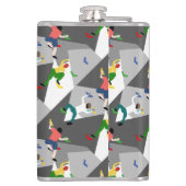 Monogramm Indoor Rocking Flachmann (Rückseite)