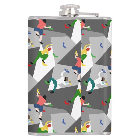 Monogramm Indoor Rocking Flachmann (Rückseite)