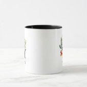 Monogramm Initial A Floral Botanica Kräne Tasse (Zentrum)