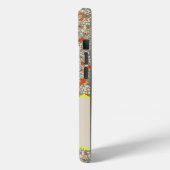 MONOGRAMM INITIAL C GRÜNE UND ROTE KLEINE BLUME Case-Mate iPhone HÜLLE (Rückseite / Links)