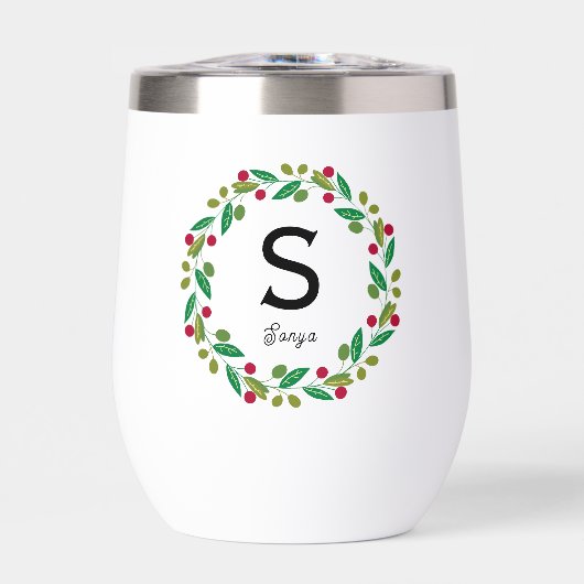 Monogramm initial - Christmas (Vorderseite)