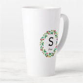 Monogramm initial - Christmas Milchtasse (Rechte Ecke)