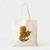 Monogramm Initial E Gold Peony Tote Bag Tragetasche (Vorne)