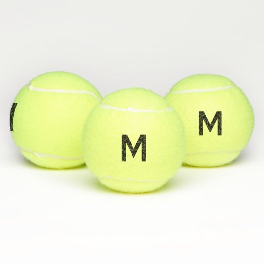 Monogramm Initial Personalisiert Tennisbälle (Multi)