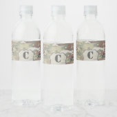 Monogramm Initial Water Bottle Label Army OCP Camo Wasserflaschenetikett (Flaschen)