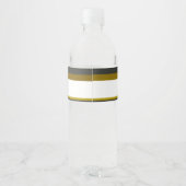 Monogramm Initial Water Flasche Label Army Bride G Wasserflaschenetikett (Rückseite)