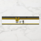 Monogramm Initial Water Flasche Label Army Bride G Wasserflaschenetikett (Einzelnes Label)