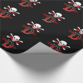Monogramm-Initiale der Piratenflagge-D Geschenkpapier (Ecke)