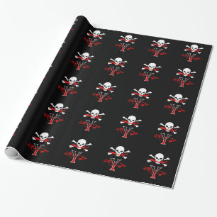 Monogramm-Initiale der Piratenflagge-Y Geschenkpapier
