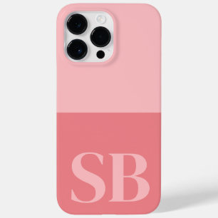 Monogramm Initiale Minimalistische Stylische Case- Case-Mate iPhone 14 Pro Max Hülle