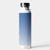 Monogramm Initiale Namensschrift Gradient Königlic Trinkflasche (Links)